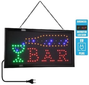 Διακοσμητικό Φωτιστικό Led Πινακίδα Bar 75689 Globostar-75689-Πολύχρωμο 75689