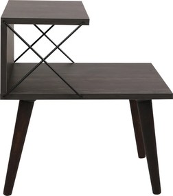 Κομοδίνο Σκούρο Καφέ CRARA 50x40x55