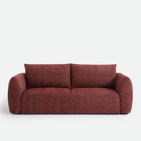 Καναπές 3 ή 4 θέσεων, από ψαθωτό chenille, EDITH