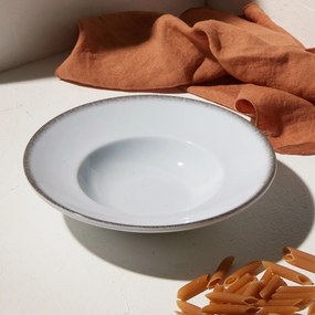 ESTIA ΠΙΑΤΟ ΡΙΖΟΤΟΥ PEARL ΠΟΡΣΕΛΑΝΙΝΟ 24cm WHITE