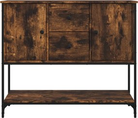 vidaXL Ντουλάπι Καπνιστή Δρυς 100 x 36 x 85 εκ. Επεξεργασμένο Ξύλο