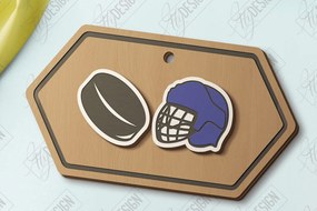 Intra απο ξύλο plywood 3mm-4mm πάχος – Αθλητικά καρφωτά σκουλαρίκια | Κοσμήματα Δίασταση  5x5 cm INTRAFABR-121356662