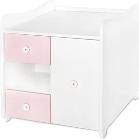 BED MINI MAX NEW 190/72 COLOUR WHITE/ORCHID PINK