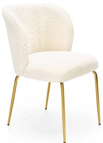 60-21272 K474 chair cream/gold DIOMMI V-CH-K/474-KR, 1 Τεμάχιο