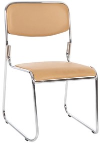 ΚΑΡΕΚΛΑ ΓΡΑΦΕΙΟΥ ΣΥΝΕΡΓΑΣΙΑΣ MABEL HM1019.07 ΧΡΩΜΙΩΜΕΝΗ ΜΕ ΜΟΚΑ PU 47x48x78Yεκ