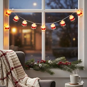 Led λαμπάκια σε σειρά Plastic Santa