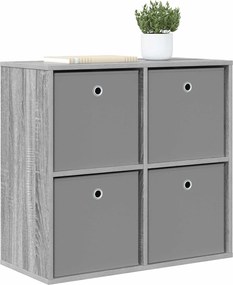 vidaXL Πλαϊνό γραφείο Γκρίζο Σονομα 68,5 x 32 x 67 εκ