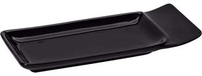 Πιατάκι Πορσελάνινο Ορθογώνιο BEH117K12 21x8,5x2cm Black Espiel Porcelain