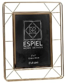 Κορνίζα FAM528 10x15cm Gold Espiel Metal