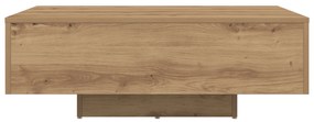 vidaXL Τραπέζι σαλονιού με LED φώτα Artisan Oak 85x55x31 εκ