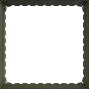 vidaXL Περίγραμμα γκαζόν 60 x 60 x 35 cm Ατσάλι Λαδί