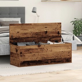 vidaXL Κουτί Αποθήκευσης από Παλιό Ξύλο 102x35x35 εκ. Σύνθετο Ξύλο