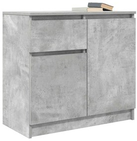 vidaXL Συρταριέρα με Συρτάρια Γκρι Σκυρ. 71x35x65 εκ. από Επεξ. Ξύλο
