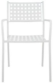 Καρέκλα - Πολυθρόνα ZETA C5031.02 Μεταλλική Λευκή 54x51x84 εκ. 54x51x84 εκ.