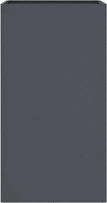 vidaXL Ζαρντινιέρα Ανθρακί 42x38x75 εκ. από Χάλυβα