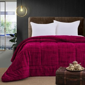 Beauty Home Κουβερτοπάπλωμα υπέρδιπλο Art 11526 220x240 Μπορντό