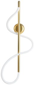 Φωτιστικό Τοίχου - Απλίκα Annete 4251400 Led Gold Viokef Metal