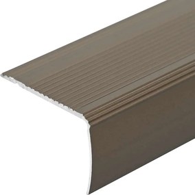 vidaXL Προστατευτικά ακμών σκάλας 10 τμχ. Καφέ 67 x 3 x 2 εκ.