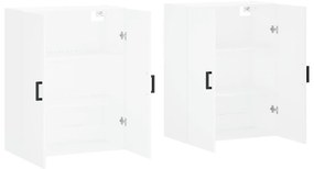 Ντουλάπια Τοίχου 2 τεμ. Λευκά 69,5 x 34 x 90 εκ. - Λευκό