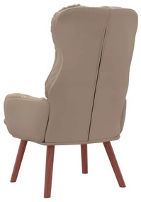 vidaXL Χαλαρωτική Πολυθρόνα Καπουτσίνο 69 x 74 x 93 εκ. Τεχνητό δέρμα