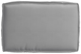 vidaXL Μαξιλάρι παλέτας για κάθισμα Γκρι 60 x 40 x 8 εκ. Ύφασμα Oxford
