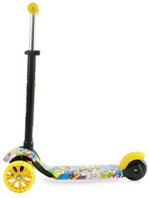 Παιδικό πατίνι Draxter Plus Scooter με κάθισμα και χειρολαβή γονέα Graffiti Smile 10390140019 Lorelli