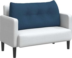 vidaXL Μαξιλάρι Πλάτης Μπλε 100 x 24 x 50 εκ ύφασμα