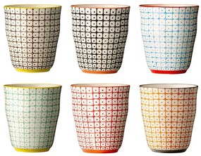 Φλυτζάνι Carla (Σετ 6Τμχ) 217009 200ml Multi Bloomingville Κεραμικό