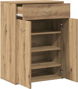 VidaXL Παπουτσοθήκη Αρτισιανή Δρυς 60x35x84 εκ. Επεξεργασμένο Ξύλο