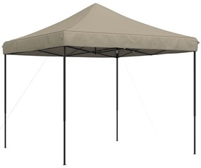 vidaXL Τέντα Εκδηλώσεων Πτυσσόμενη Pop-Up Taupe 292 x 292 x 315 εκ.