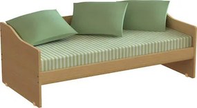 Παιδικός Καναπές-Κρεβάτι ΜΟΝΟ ALFA SET Ξύλινος Για Στρώμα 90x200cm