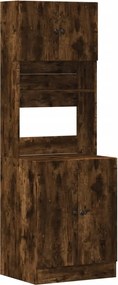 vidaXL Ντουλάπι Κουζίνας Καπνιστή Δρυς 60x50x180 εκ. Επεξεργ. Ξύλο