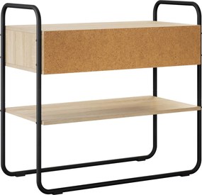 vidaXL Τραπέζι κονσόλας Sonoma Δρυς 80 x 40 x 75 εκ.