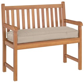 vidaXL Μαξιλάρι παλέτας για πάγκο Taupe 110 x 40 x 8 εκ Ύφασμα Oxford