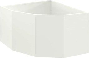 vidaXL Γωνιακό Ροδόδεντρο Λευκό 60 x 60 x 35 cm Ατσάλι