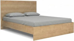 Κρεβάτι Troy Megapap χρώμα φυσικό οξιάς 150x200εκ.