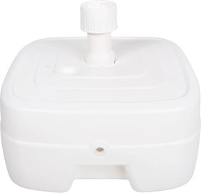 ΠΛΑΣΤΙΚΗ ΒΑΣΗ ΟΜΠΡΕΛΑΣ ΜΕ ΡΟΔΑ SOLBAS HM6113.01 ΛΕΥΚΗ- ΚΟΝΤΑΡΙ 33/50mm 46,5x23,5Υ