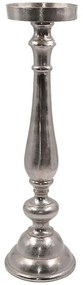 Κηροπήγιο Ionas 017612 15x15x55cm Silver Aluminium