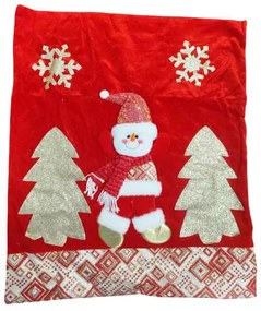 Χριστουγεννιάτικη Μαξιλαροθήκη Χιονάνθρωπος 54x60cm – Christmas Cushion Cover Snowman-0281010-192615