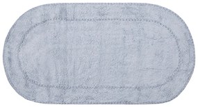 Πατάκι Μπάνιου Οβάλ (65x130) Silk Fashion Rococo Sky Blue