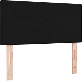 vidaXL LED κεφαλάρι με φώτα λωρίδας LED Μαύρο 90 cm Πολυεστέρας