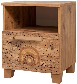 Κομοδίνο Παιδικό Leva Alfa Rainbow 863SPH3518 45x40x52cm Multi