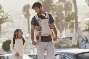 BabyBjorn Μάρσιπος Harmony, Woven, Light Pink melange