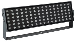 GloboStar FLOOD-ZANA 90561 Προβολέας Wall Washer για Φωτισμό Κτιρίων LED 200W 17000lm 30° DC 24V Αδιάβροχο IP65 Μ70 x Π29 x Υ10cm RGBW DMX512 - Γκρι Ανθρακί - 3 Years Warranty - 90561