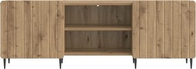 vidaXL Ντουλάπι TV 150 x 31 x 52 εκ. Artisan Δρυς Επεξεργασμένο Ξύλο