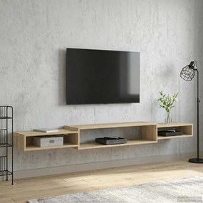 vidaXL Κρεμαστός θρανίο τηλεόρασης Επιτοίχιο Sonoma Δρυς