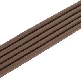 vidaXL Αυτοκόλλητη σφραγίδα παραθύρου Καφέ 9 x 8 mm 25 m EPDM αφρός