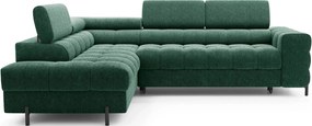 Γωνιακός καναπές Ferucce-Prasino-Αριστερή