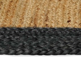 vidaXL Χαλί Περιοχής Σκούρο Γκρι 300 x 300 cm Γιούτα