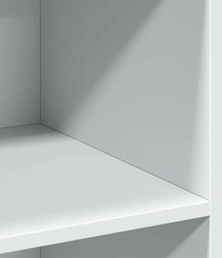 vidaXL Συρταριέρα Λευκή 70x41x93 εκ. από Επεξεργασμένο Ξύλο